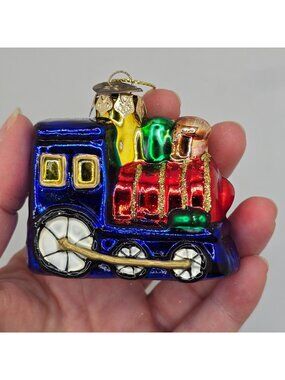 Christmas Ornament Glass Train Locomotive Thomas Pacconi Museum Series 2003 VTG